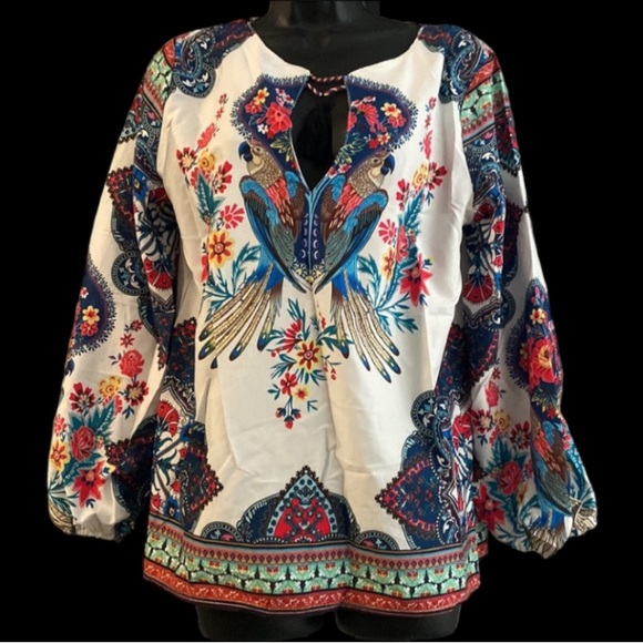Tops - 🎉🎉HP🎉🎉Bohemian long Sleeve Top